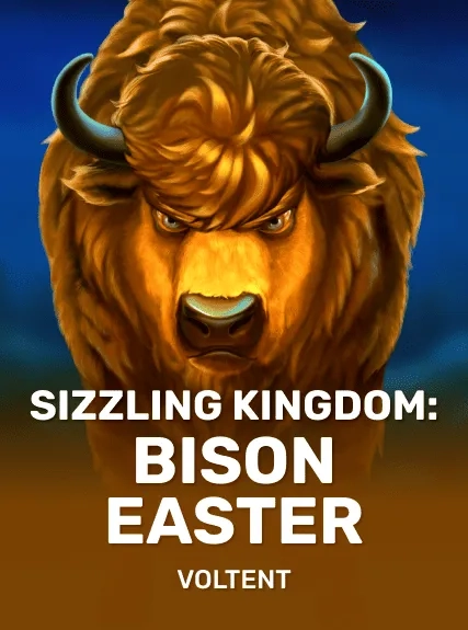 Sizzling Kingdom: Bison Easter game tile
